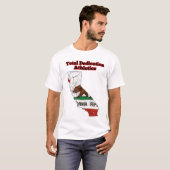 Totaal toegewezen atletiek t-shirt (Voorkant volledig)