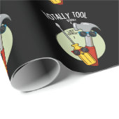 Totaal Tool Grappig Handyman Pun Dark BG Cadeaupapier (Rol Hoek)