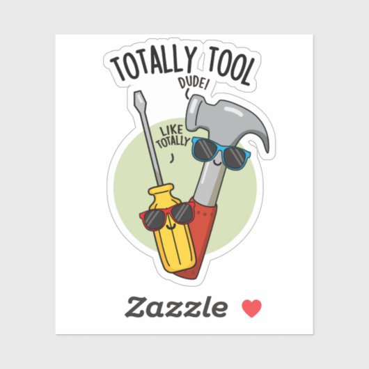 Totaal Tool Grappige Handyman Pun Sticker (Vel)