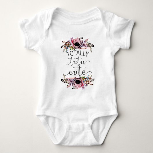 Totaal Tutu Schattig Baby Meisje Boho Bloemstuk Tu Romper (Voorkant)