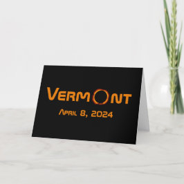 Totaal Vermont 2024 Zonsverduistering Kaart