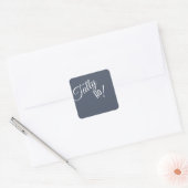 totaal vierkante sticker (Envelop)