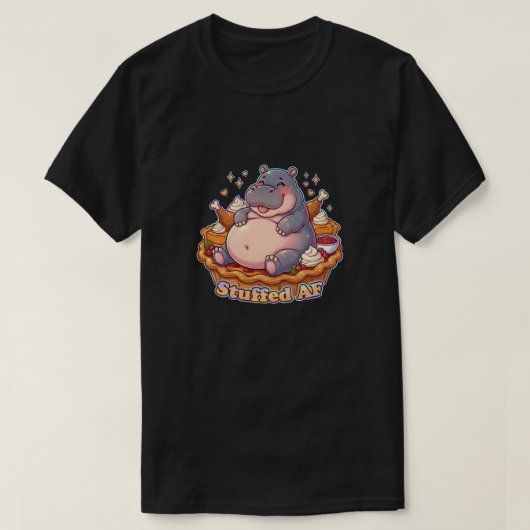 Totaal volgepropt t-shirt (Design voorkant)