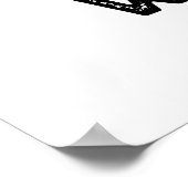 Totaal Wicket Grappige Sport Cricket Pun Poster (Hoek)