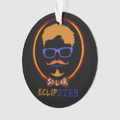 Totaal zonne-energie 2017 Funny Hipster aangepaste Ornament (voorkant)