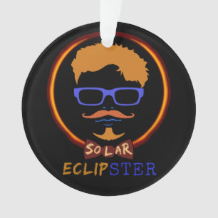 Totaal zonne-energie 2017 Funny Hipster aangepaste Ornament