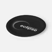 Totaal zonne-energie 2017 papieren bordje (Gekanteld)