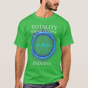 Totaal zonne-energie 2024 Indiana 04 T-shirt