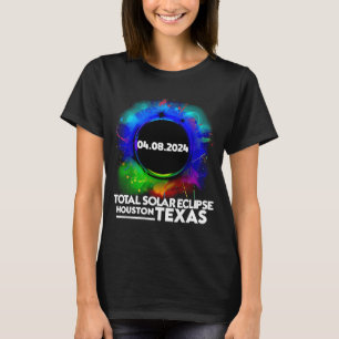 Totaal zonne-energie Houston Texas, 8 april 2024 T T-shirt
