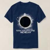 Totaal zonne-energie Michigan 2024 Amerikaans tota T-shirt (Design voorkant)