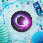 Totaal zonne-energie VS eclipse 2017 Papieren Bordje (Feest)