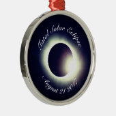 Totaal zonnecrisis 2017 metalen ornament (Rechts)