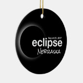 Totaal zonnecrisis 2017 - Nebraska Keramisch Ornament (Rechts)