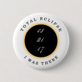 Totaal zonnecrisis 2017 ronde button 5,7 cm (Voorkant)