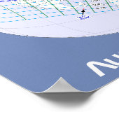 Totaal zonnecrisis 2017 Wereldwijde route Poster (Hoek)