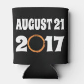 Totaal zonnecrisis 21 augustus 2017 blikjeskoeler (Achterkant)