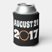 Totaal zonnecrisis 21 augustus 2017 blikjeskoeler (Blikje Achterkant)