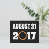 Totaal zonnecrisis 21 augustus 2017 briefkaart (Staand voorkant)