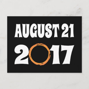 Totaal zonnecrisis 21 augustus 2017 briefkaart