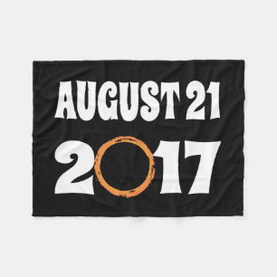 Totaal zonnecrisis 21 augustus 2017 fleece deken