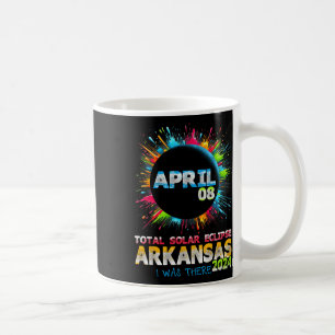 Totaal zonnecrisis Arkansas 2024 Colorful Totalit Koffiemok
