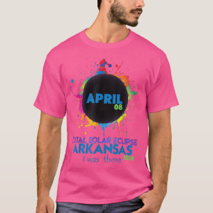 Totaal zonnecrisis Arkansas 2024 Colorful Totalit T-shirt