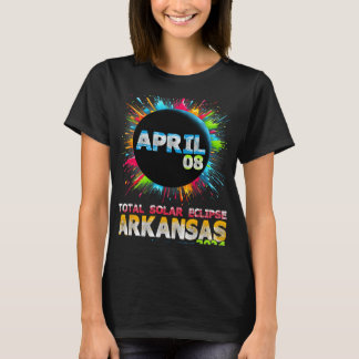 Totaal zonnecrisis Arkansas 2024 Colorful Totalit T-shirt