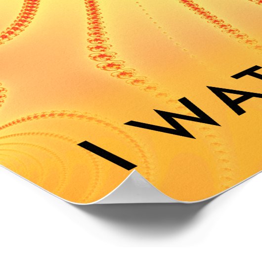 Totaal zonnecriskel fractal art poster (Hoek)