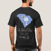 Totaal zonnepanelen 2017 Columbia, SC donker T-shi T-shirt (Achterkant)