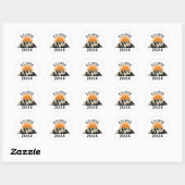 Totaal zonnepanelen 2024 ronde sticker (Vel)