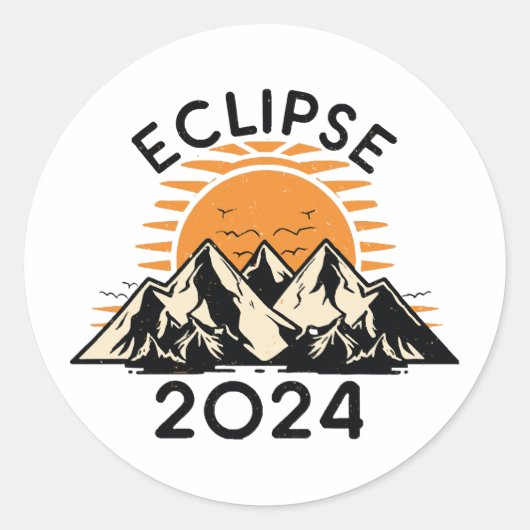 Totaal zonnepanelen 2024 ronde sticker (Voorkant)