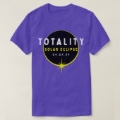 Totaal zonnepanelen 2024 t-shirt (Design voorkant)