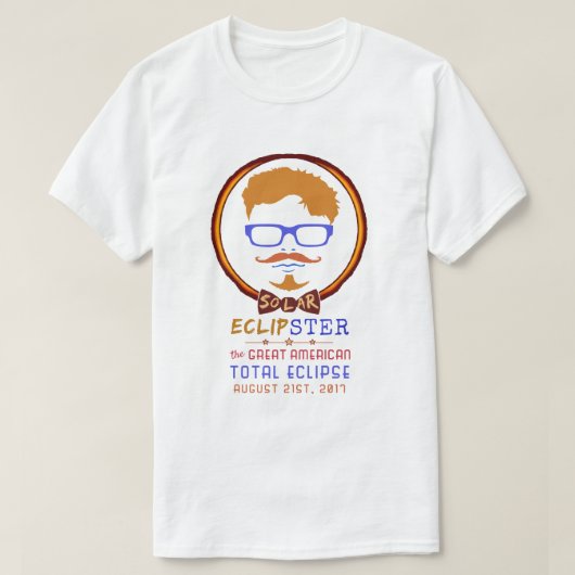 Totaal zonnepanelen 21 augustus 2017 Funny Hipster T-shirt (Design voorkant)