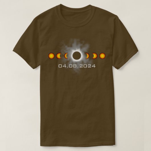 Totaal zonnepanelen 8 april 2024 t-shirt (Design voorkant)