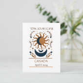 Totaal zonnepanelen briefkaart (Staand voorkant)