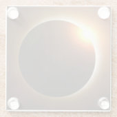 Totaal zonnepanelen glazen onderzetter (Achterkant)