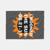 Totaal zonnepanelen Ik heb de zon bemand Fleece Deken (Voorkant (Horizontaal))