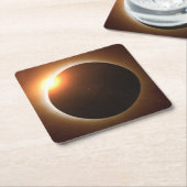 Totaal zonnepanelen kartonnen onderzetters (Schuin)