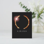 Totaal zonnepanelen op 8 april 2024 briefkaart (Staand voorkant)