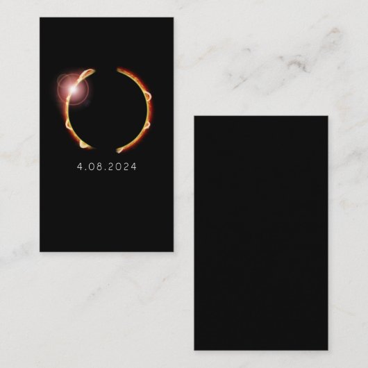 Totaal zonnepanelen op 8 april 2024 visitekaartje (Voorkant / Achterkant)