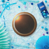 Totaal zonnepanelen papieren bordje (Feest)