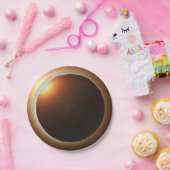 Totaal zonnepanelen papieren bordje (Feest)