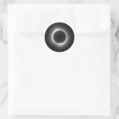 Totaal zonnepanelen ronde sticker (Tas)