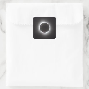 Totaal zonnepanelen vierkante sticker