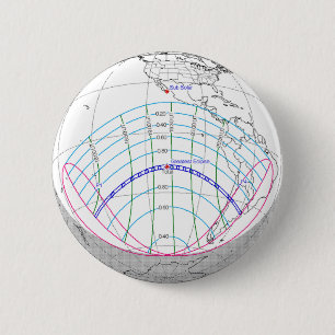 Totaal zonnescherm 2019 Wereldwijde Weg Ronde Button 5,7 Cm