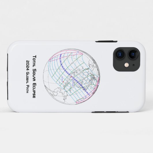 Totaal zonnescherm 2024 Wereldwijde Weg Case-Mate iPhone Case (Achterkant (horizontaal))