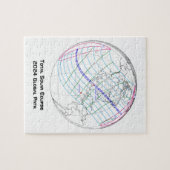 Totaal zonnescherm 2024 Wereldwijde Weg Legpuzzel (Horizontaal)