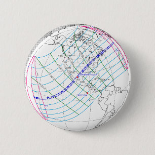 Totaal zonnescherm 2024 Wereldwijde Weg Ronde Button 5,7 Cm