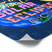 Totaal zonnescherm 21 augustus 2017 Amerikaanse Fu Poster (Hoek)