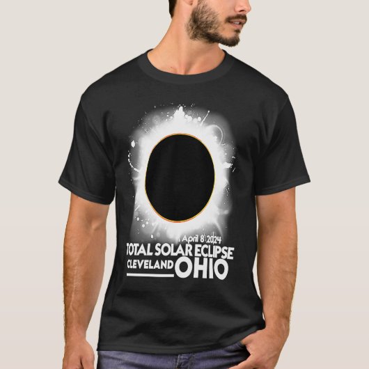 Totaal zonnescherm en ohio 8 april 2024 tot t-shirt (Voorkant)